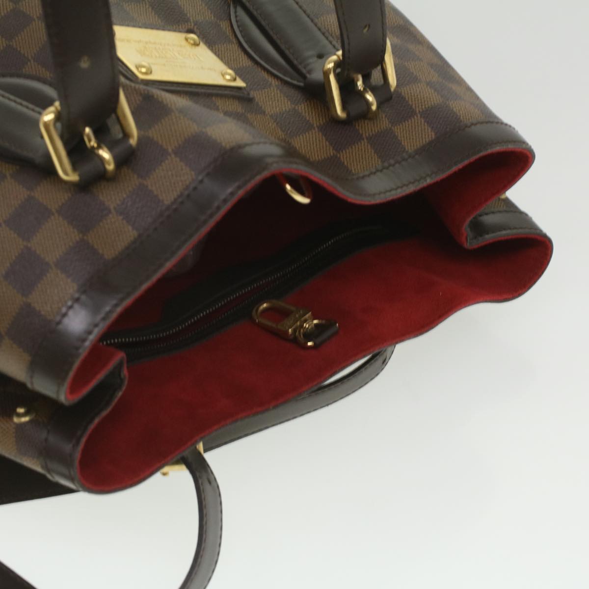 Louis Vuitton Brown Canvas Hampstead tote bag