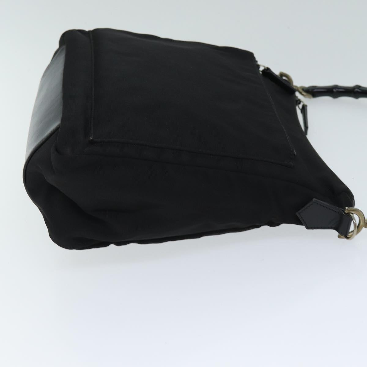 Gucci Bamboo Black Synthetic Handbag