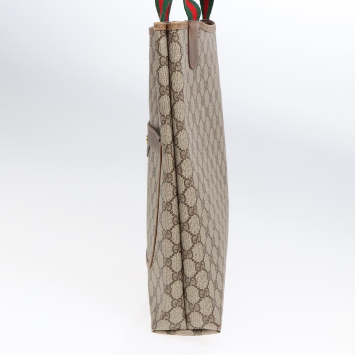 Gucci Sherry Beige Canvas Tote Bag
