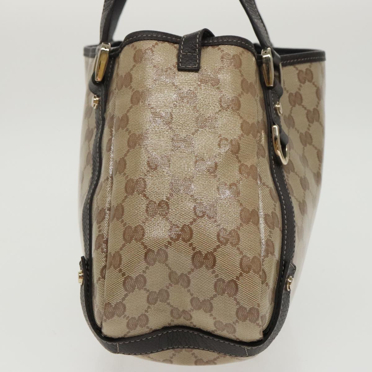 Gucci Abbey Beige Canvas Tote Bag