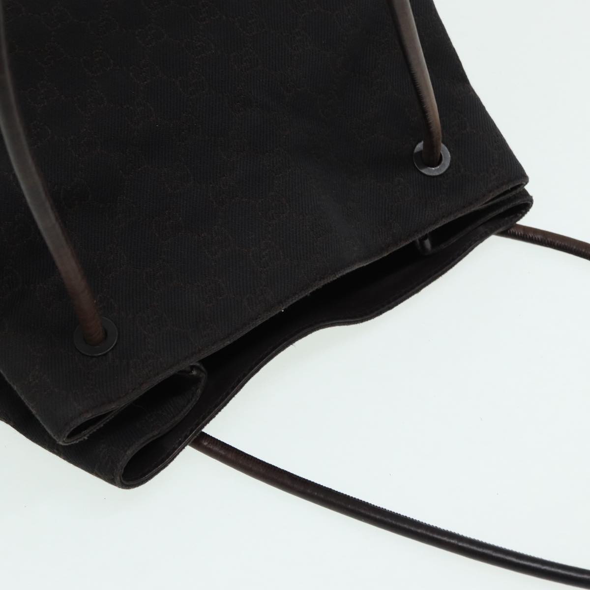 Gucci Gg Canvas Black Canvas Shoulder Bag