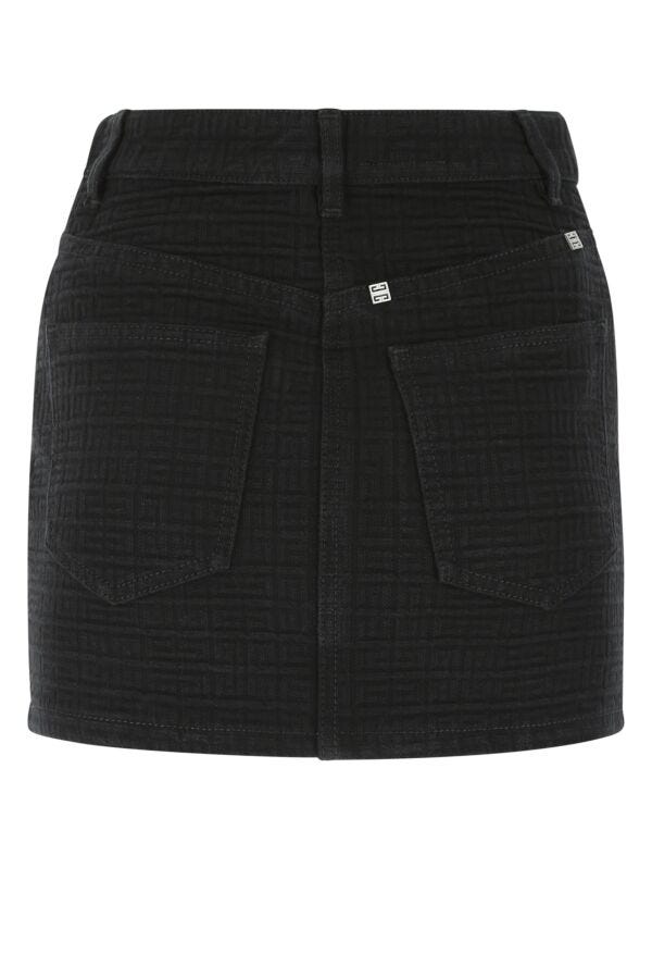 Givenchy Woman Black Denim Mini Skirt
