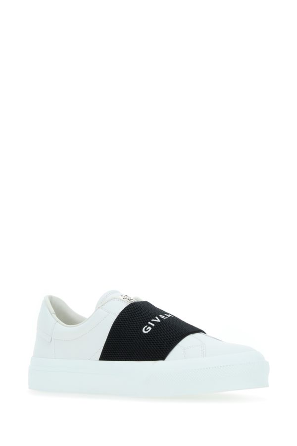 Givenchy Woman White Leather City Slip Ons
