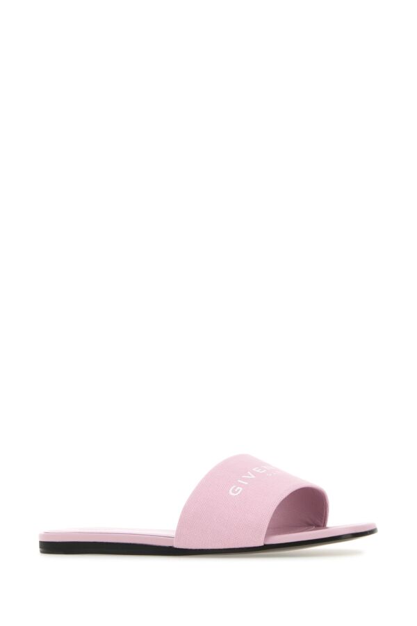 Givenchy Woman Pink Canvas Slippers