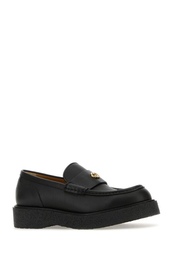 Gucci Man Black Leather Loafers