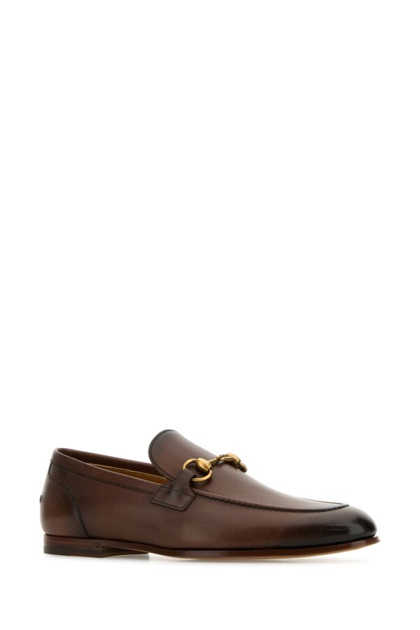 Gucci Man Two-Tone Leather Loafers
