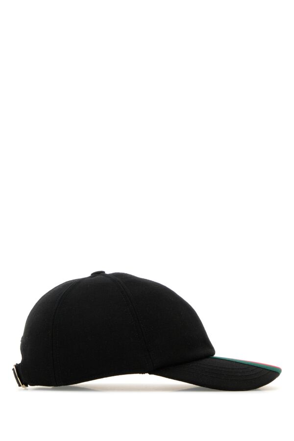 Gucci Man Black Wool Baseball Cap