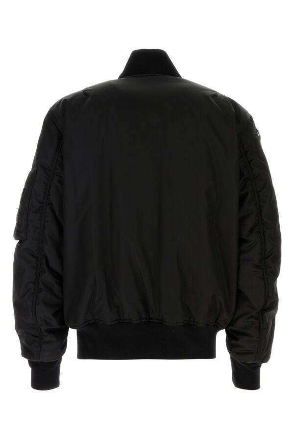 Gucci Man Black Nylon Bomber Jacket