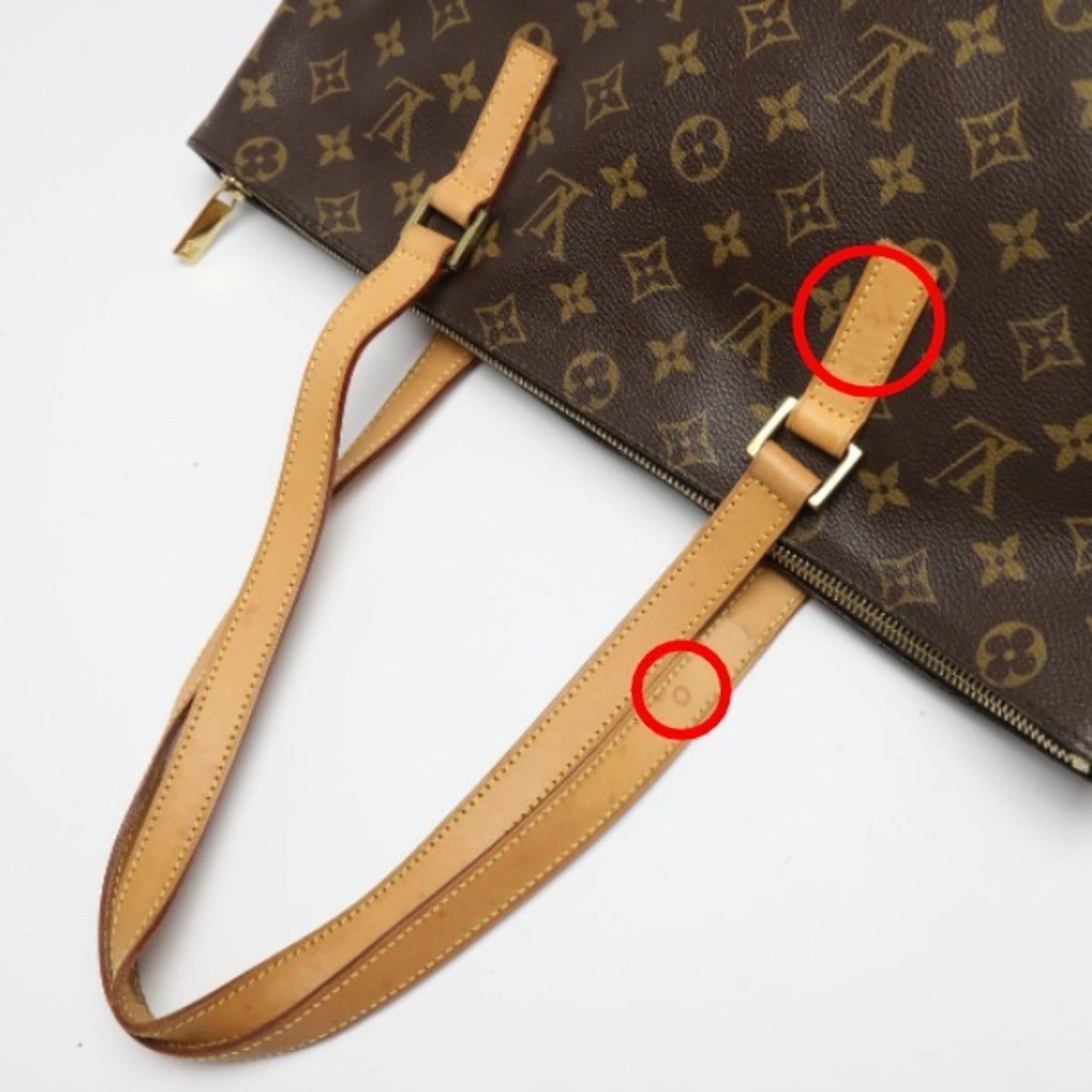 LOUIS VUITTON Shoulder Bag Monogram Cabamezzo M51151 Brown Tote LV