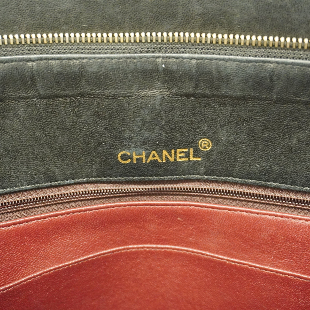 ChanelAuth Matelasse Chain Shoulder Women's Leather Shoulder Bag Black