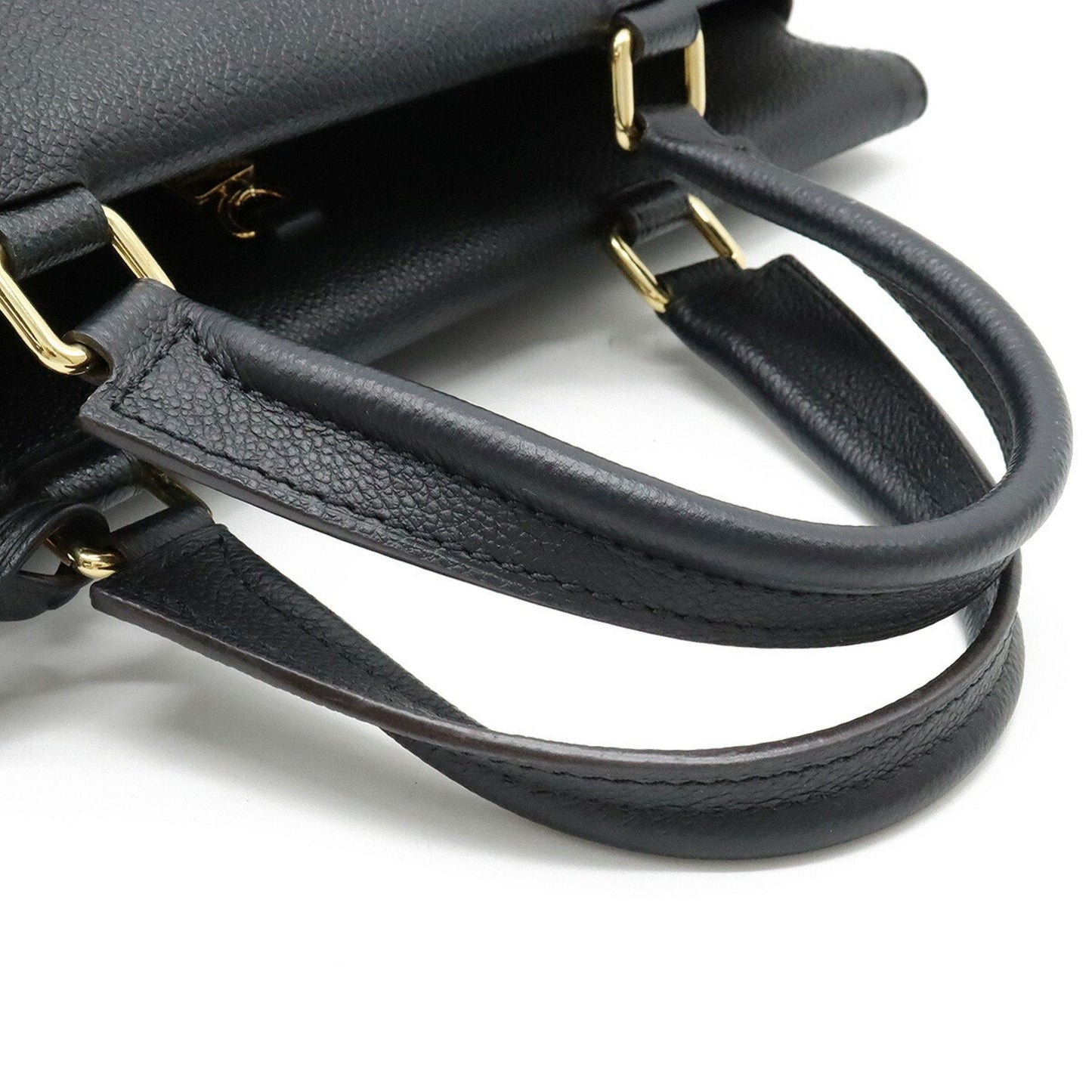 LOUIS VUITTON Monogram Venus Handbag Shoulder Bag Calf Leather Noir Black M41737