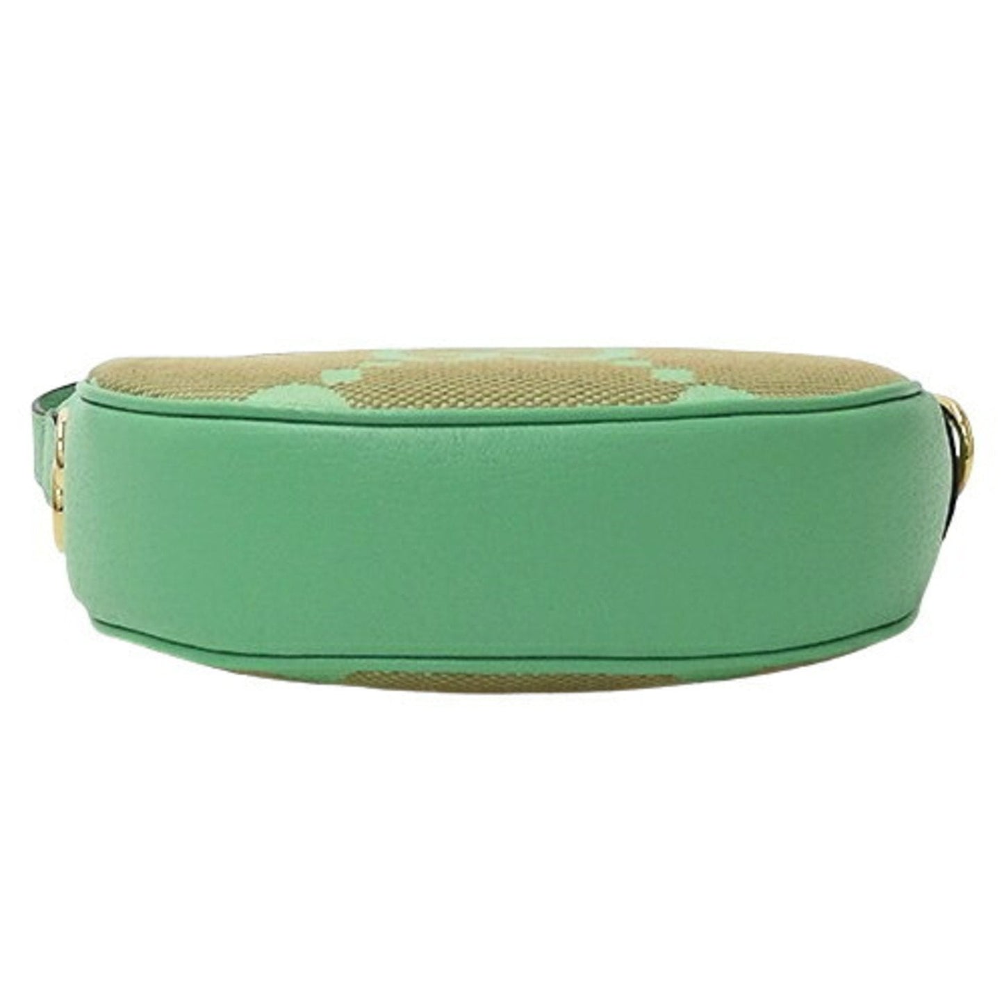 Gucci Gg Canvas Beige Green Gg Canvas Handbag Shoulder Bag