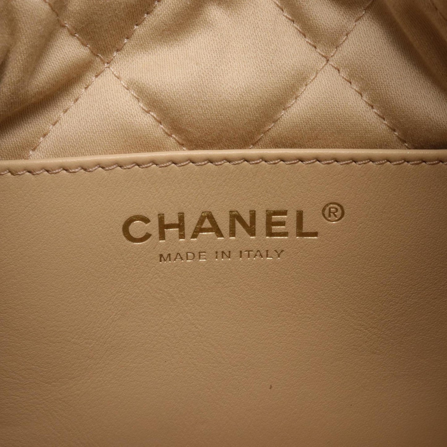 CHANEL Shoulder Bag Leather Women's White