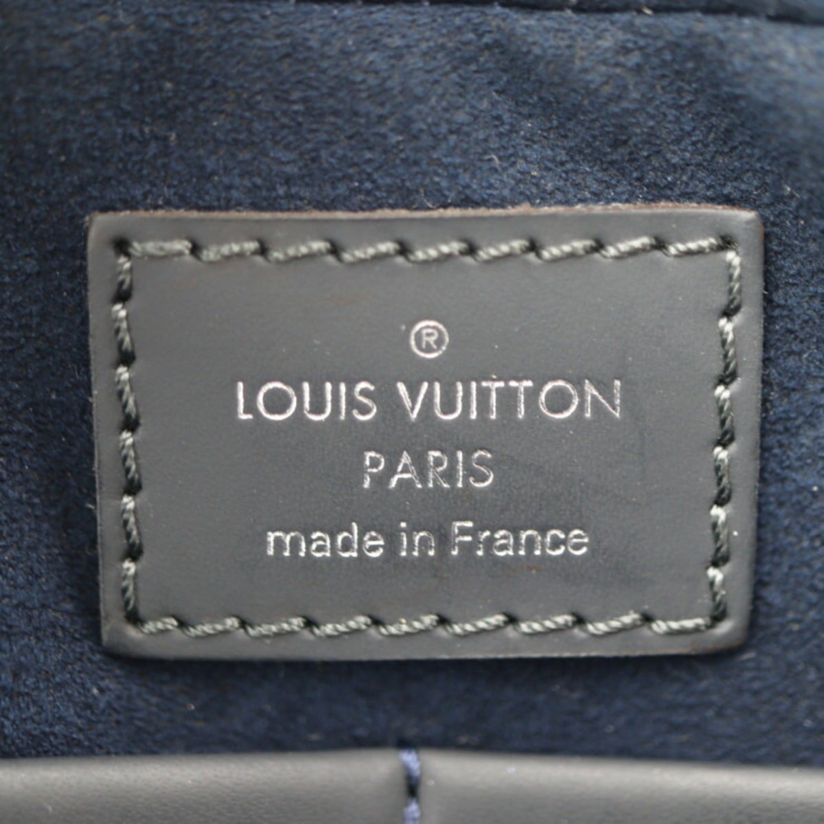 LOUIS VUITTON Neo Hoche Second Bag M54047 Epi Leather Blue Nuit Silver Hardware Wristlet Clutch Pouch Vuitton