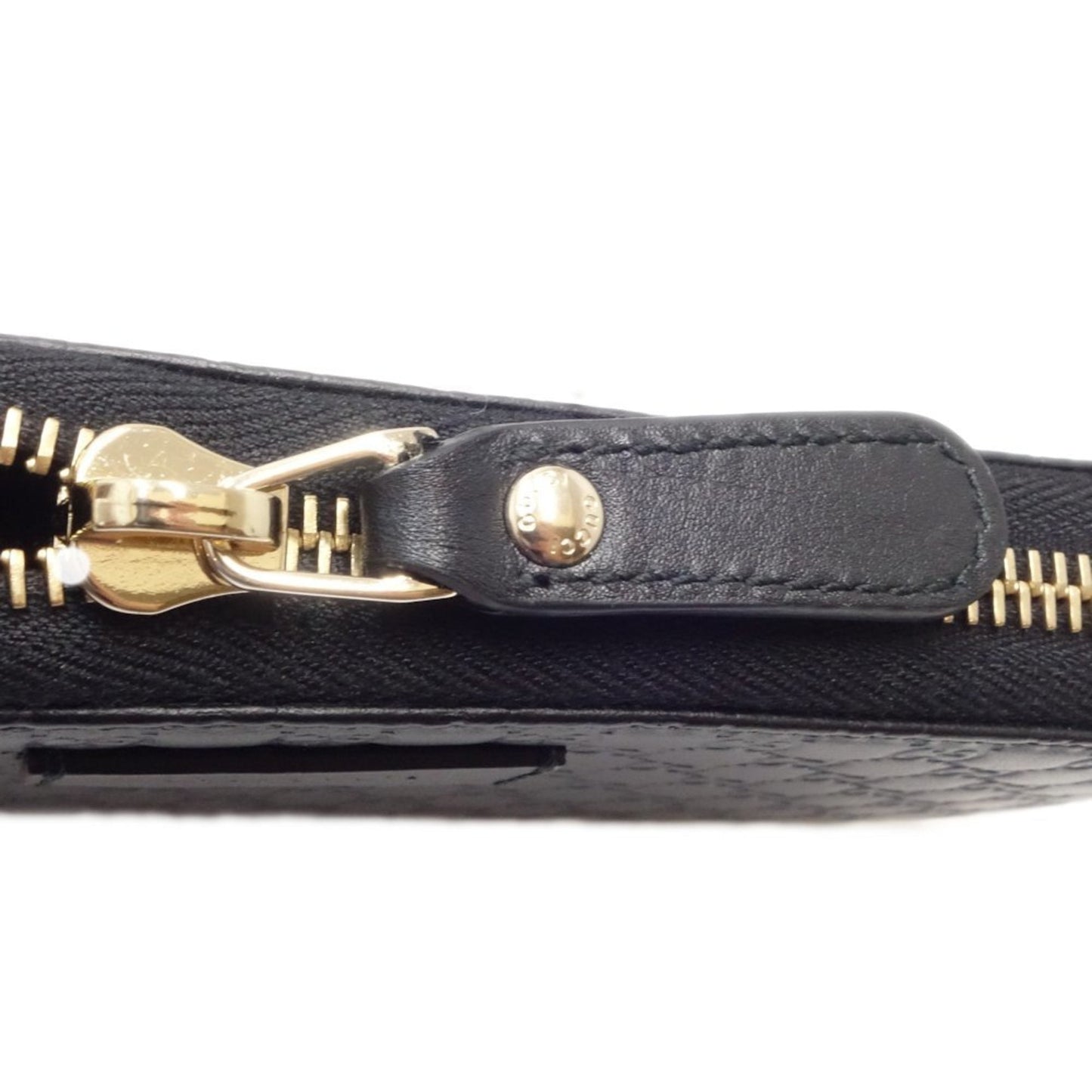 Gucci Black Leather Long Wallet (Bi-Fold)