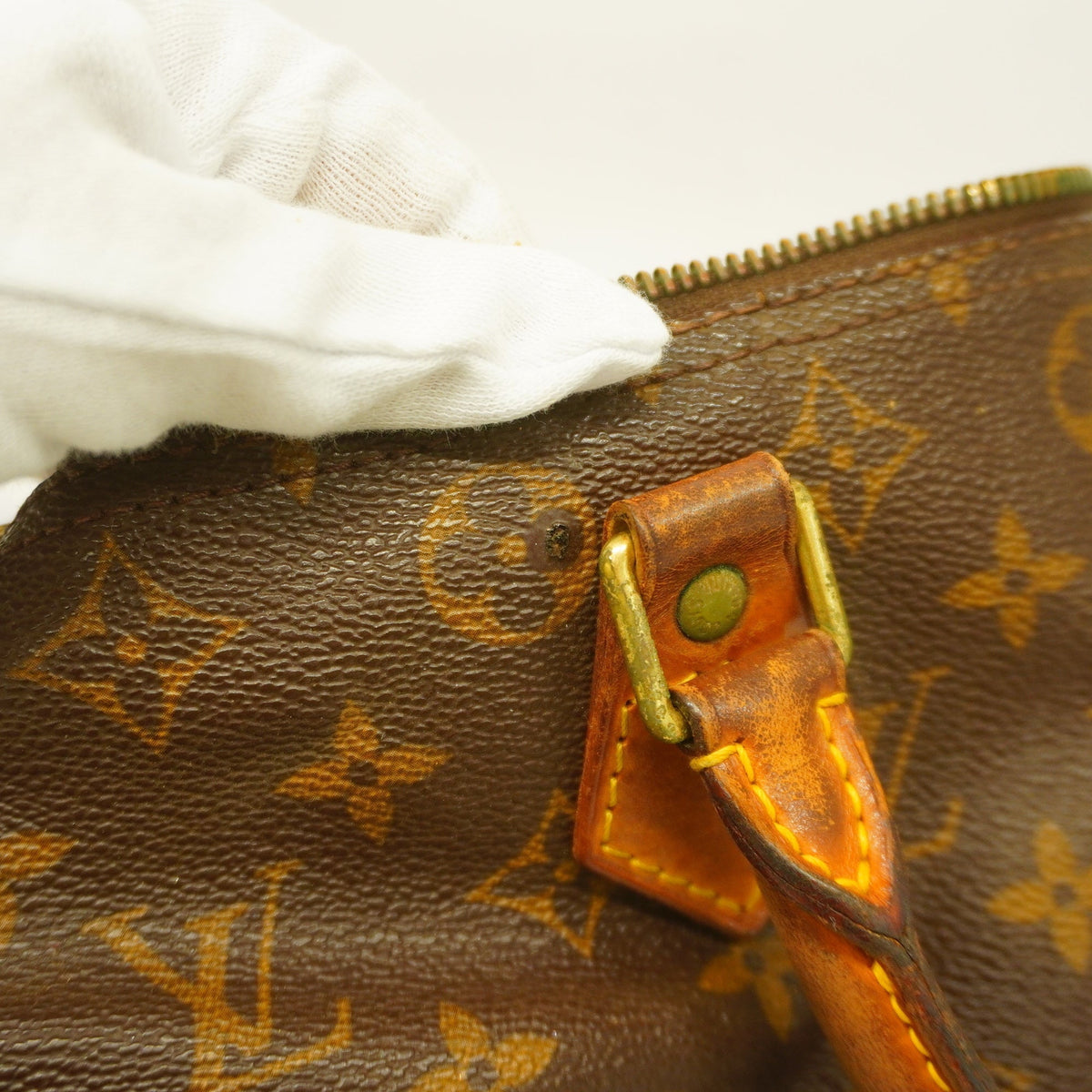 LOUIS VUITTONAuth Monogram Speedy 30 M41108 Women's Handbag