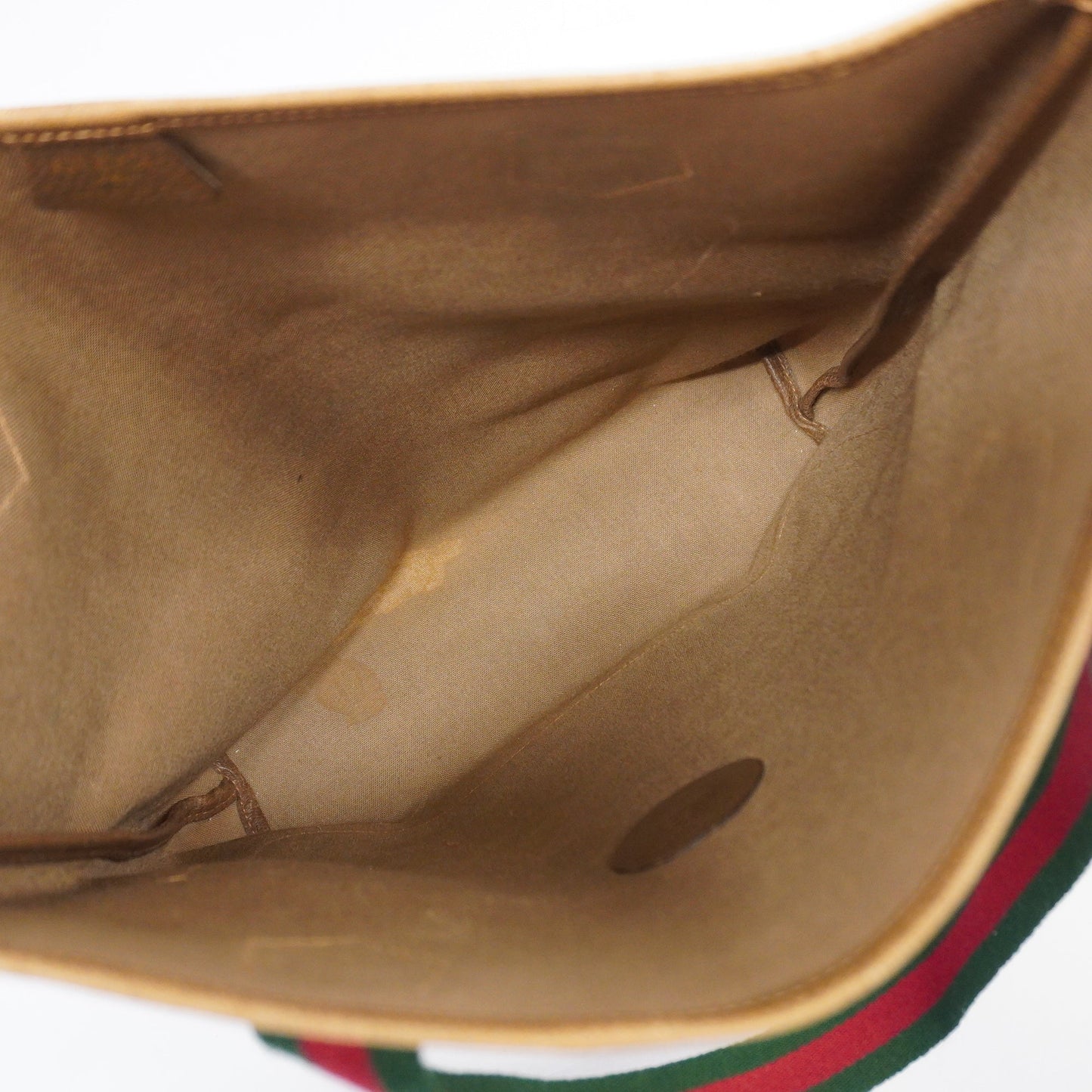 GUCCI Sherry Line 39 02 003 Women's GG Plus,Leather Tote Bag Beige