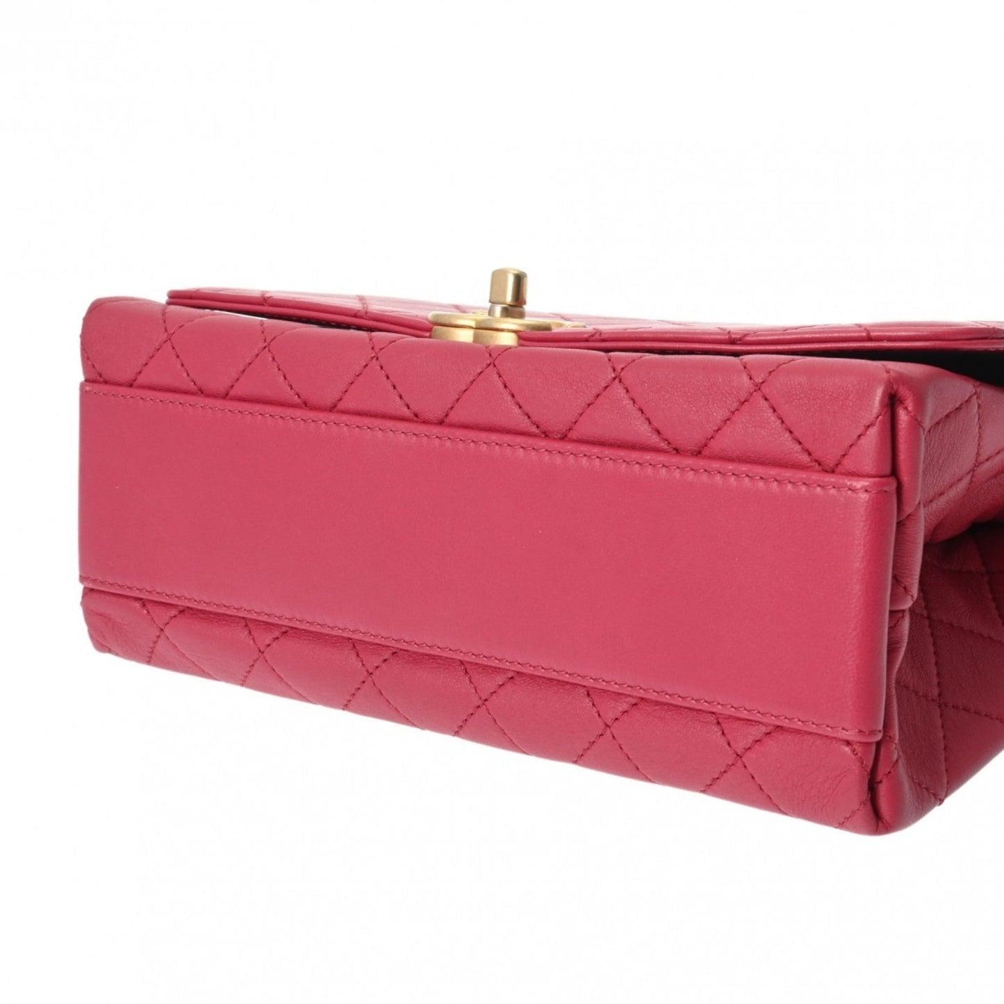 CHANEL Chanel Matelasse Chain Shoulder Pink Tone Women's Lambskin Bag