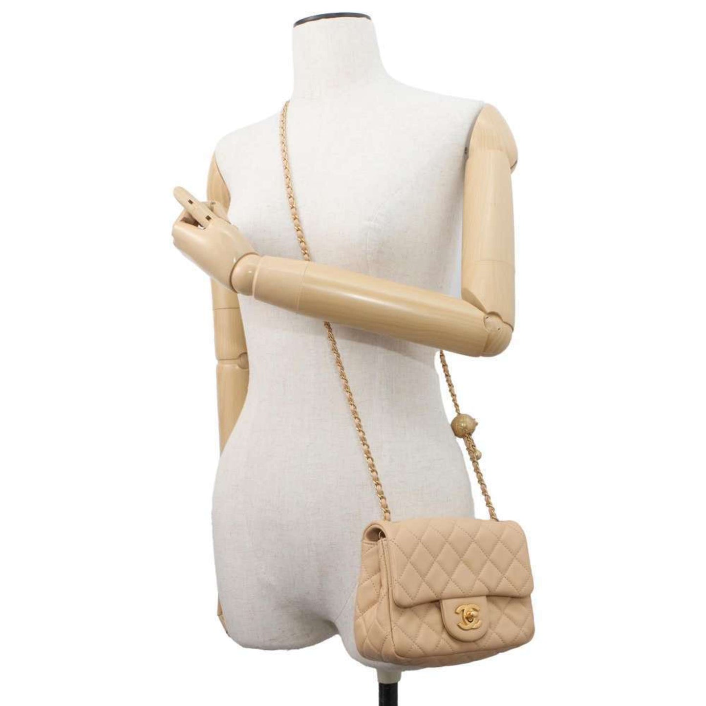 Chanel Chain Shoulder Bag Matelasse Lambskin AS1786 CHANEL Flap Coco Ball