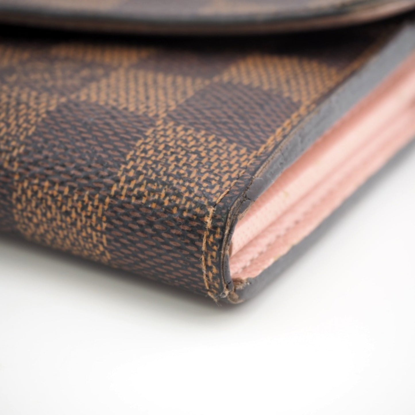 LOUIS VUITTON N60114 Portefeuil Sarah Damier Long Wallet Brown Women's