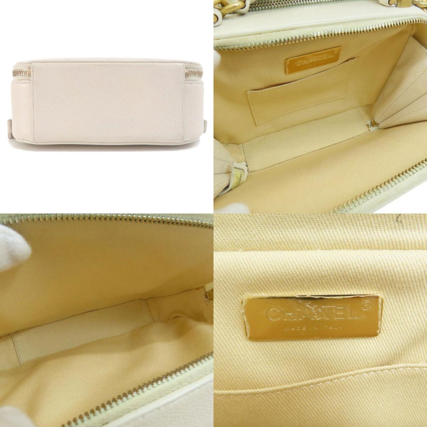 Chanel Matelasse Shoulder Bag Caviar Skin Women's
