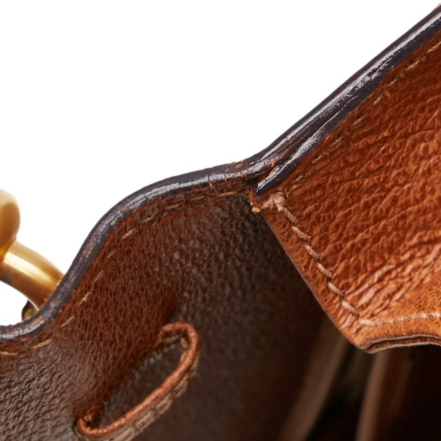 Gucci Brown Leather Handbag Shoulder Bag