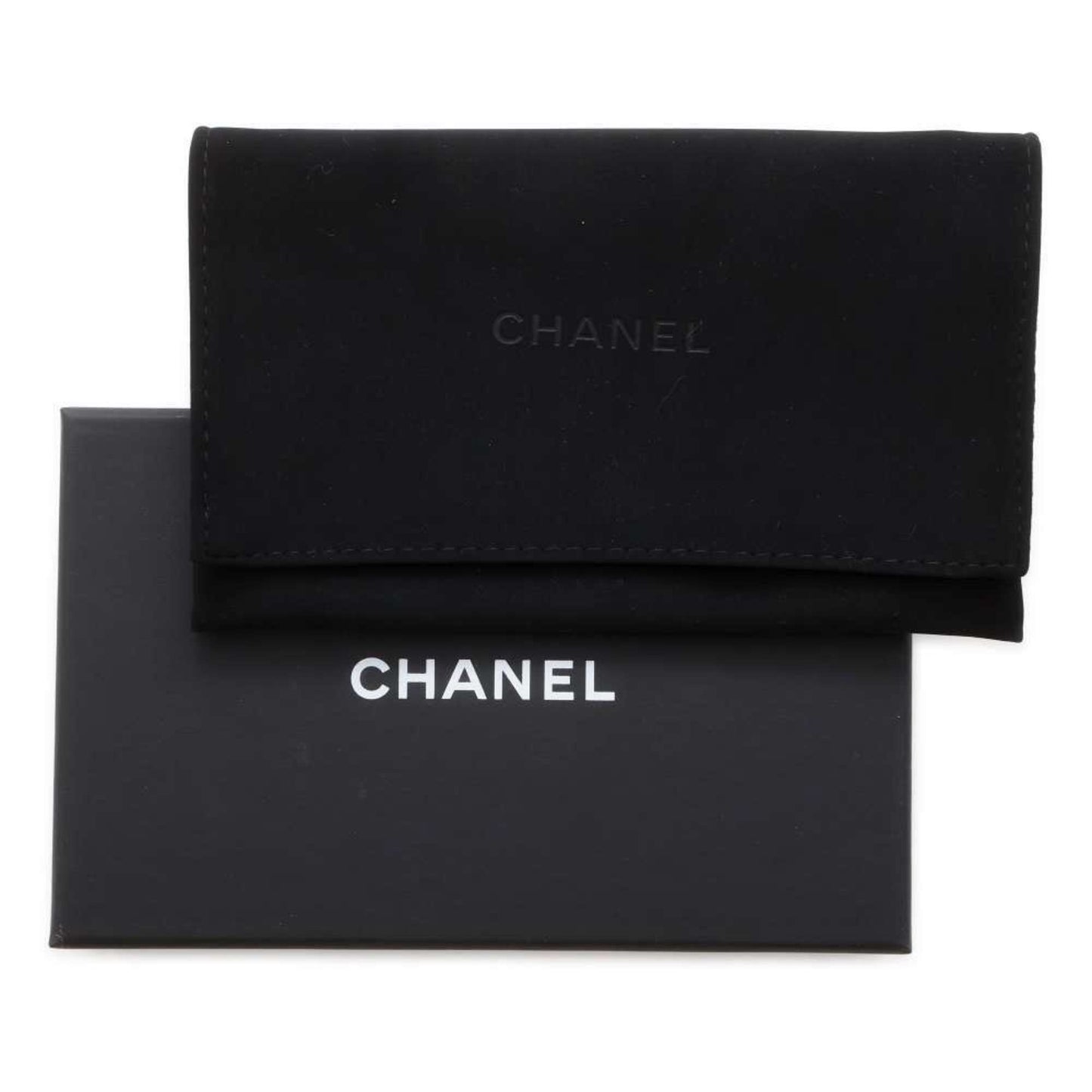 CHANEL Wallet/Coin Case Matelasse Caviar Skin AP0221 Black