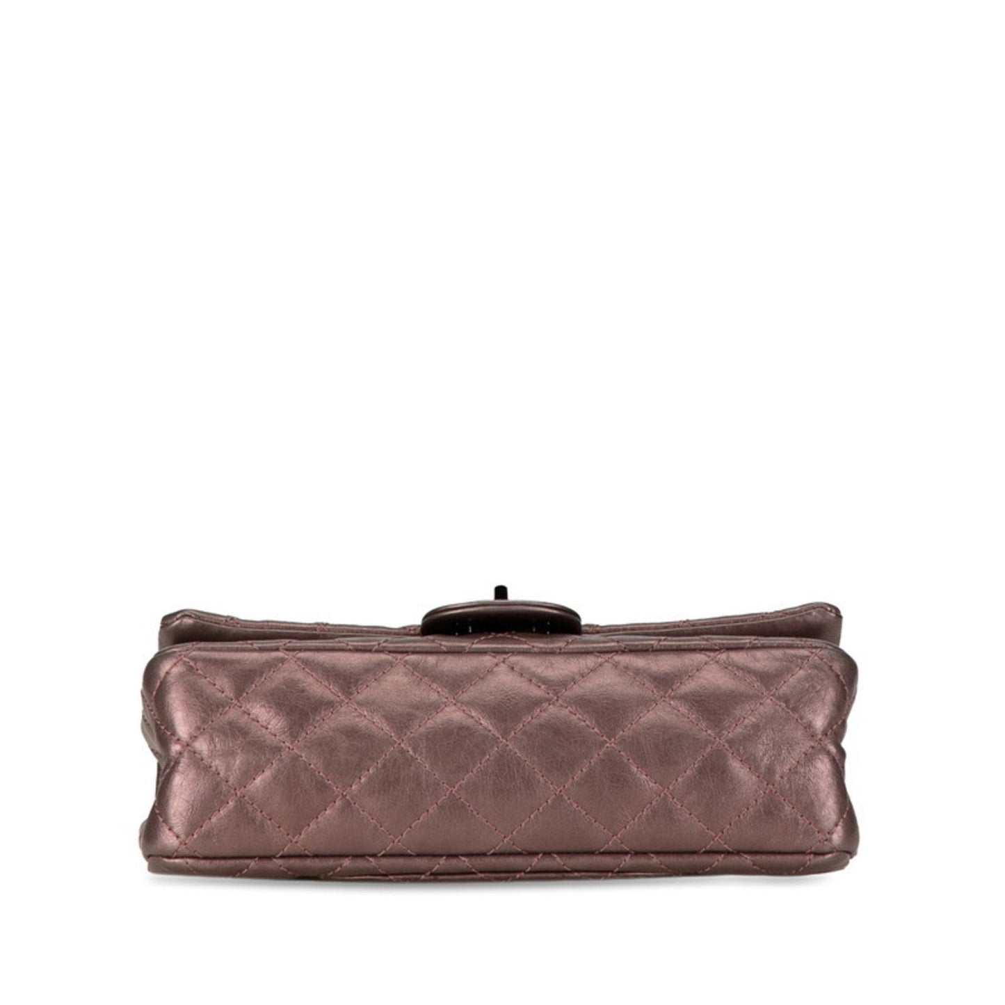 Chanel 2.55 Coco Mark Matelasse Chain Shoulder Bag Metallic Pink Leather Women's CHANEL