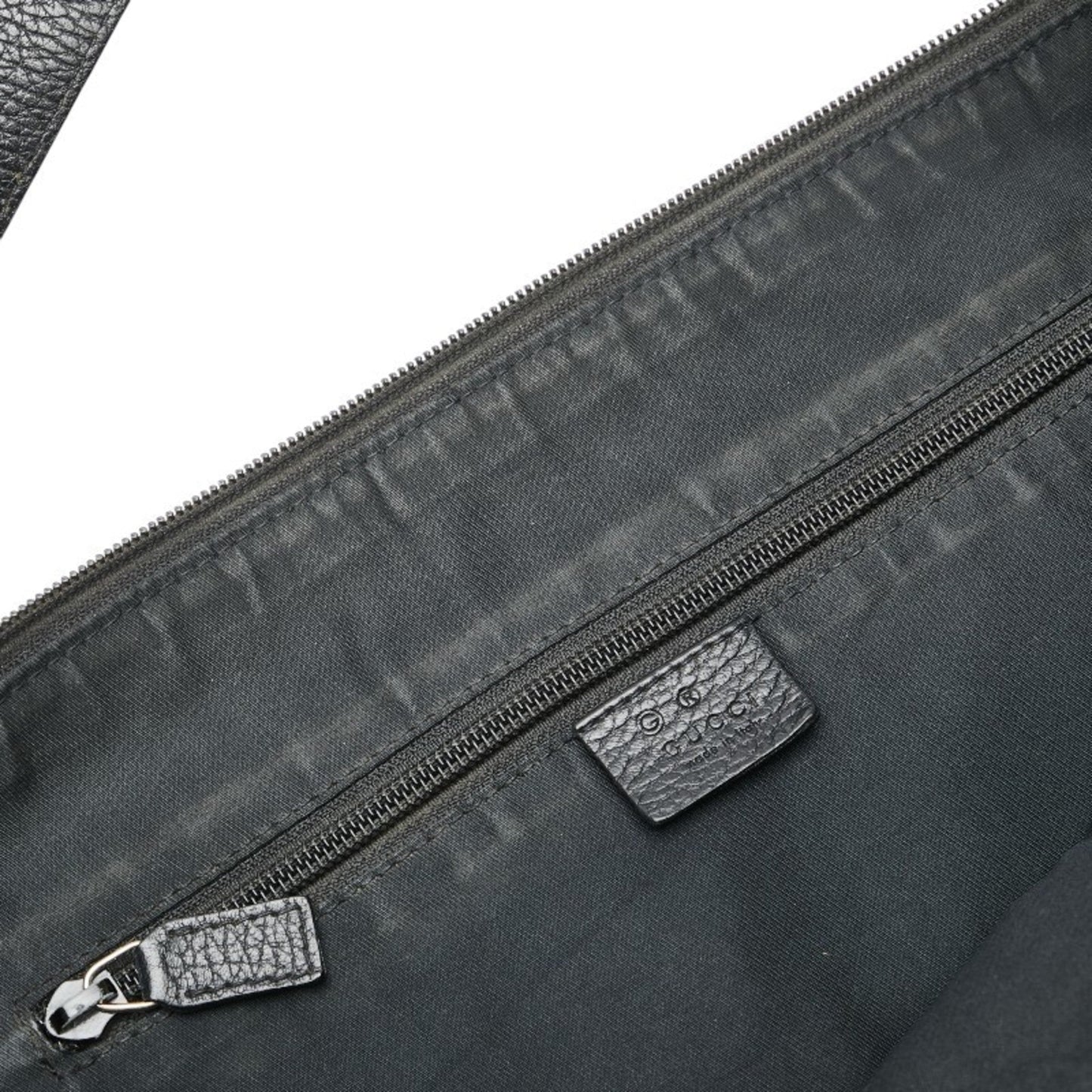 Gucci Black Nylon Leather Shoulder Bag