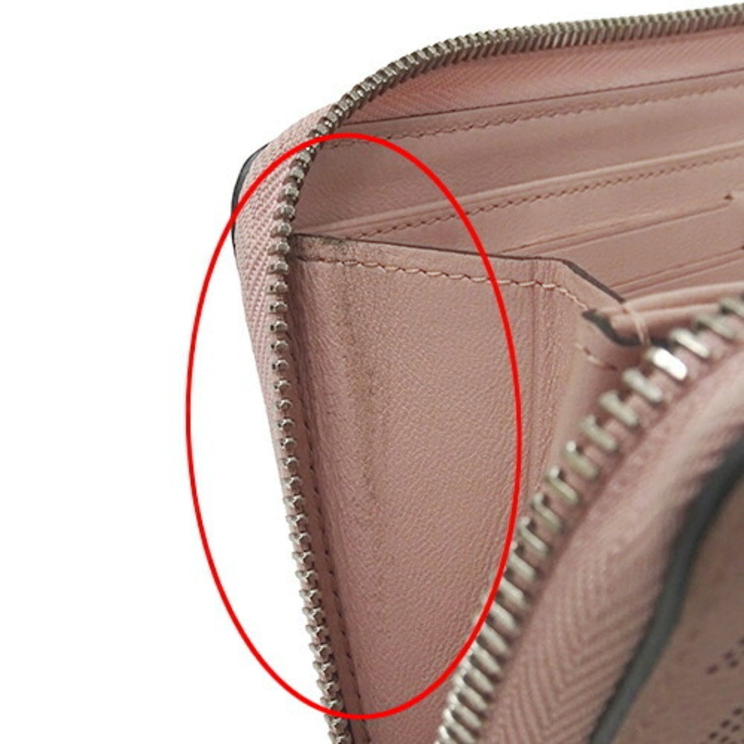 LOUIS VUITTON Wallet Monogram Mahina Women's Long Zippy Magnolia M61868 Pink Round