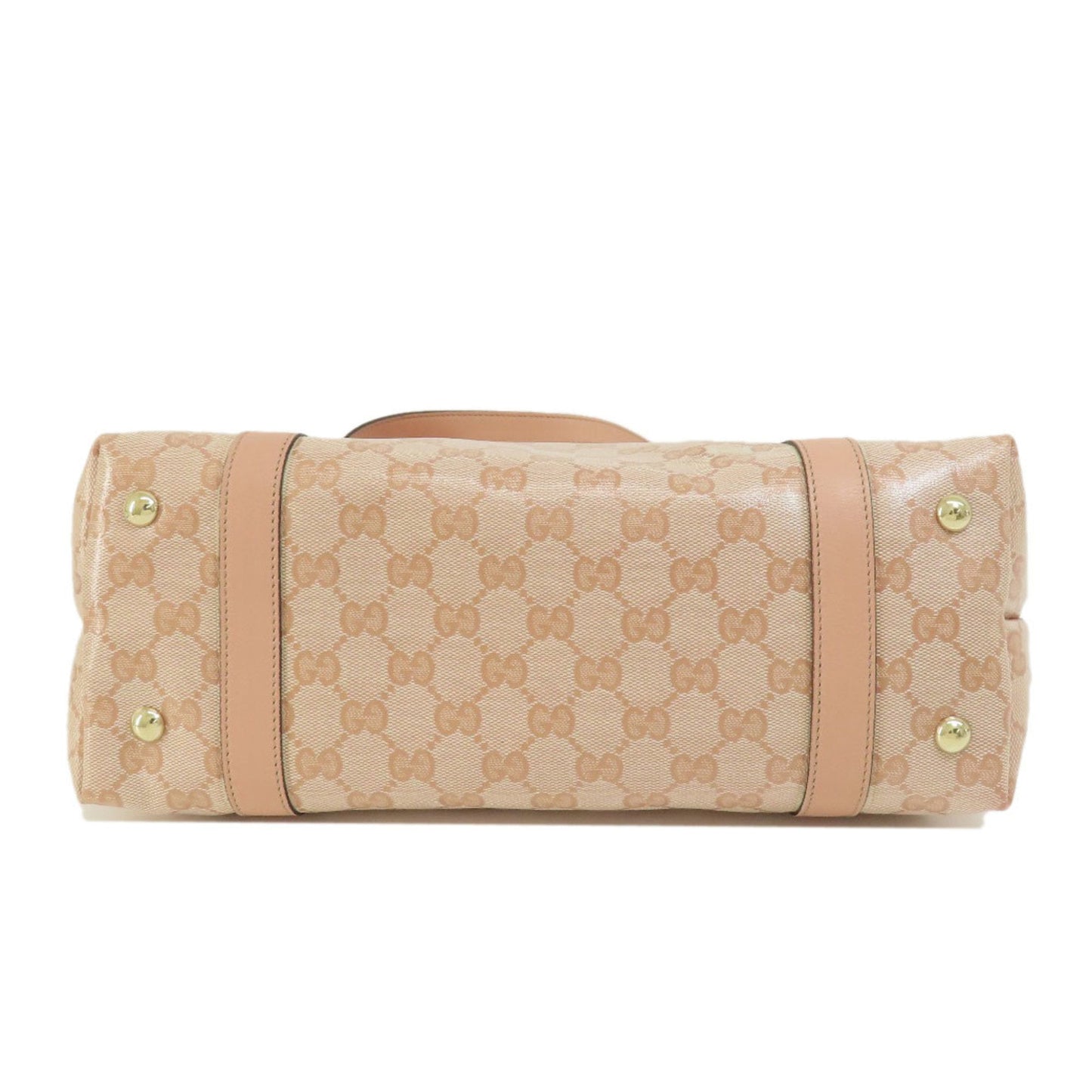 Gucci Pink Coated Canvas Handbag