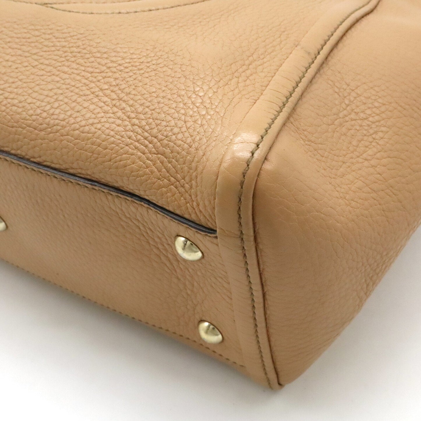 Gucci Beige Leather Shoulder Bag Tote Bag