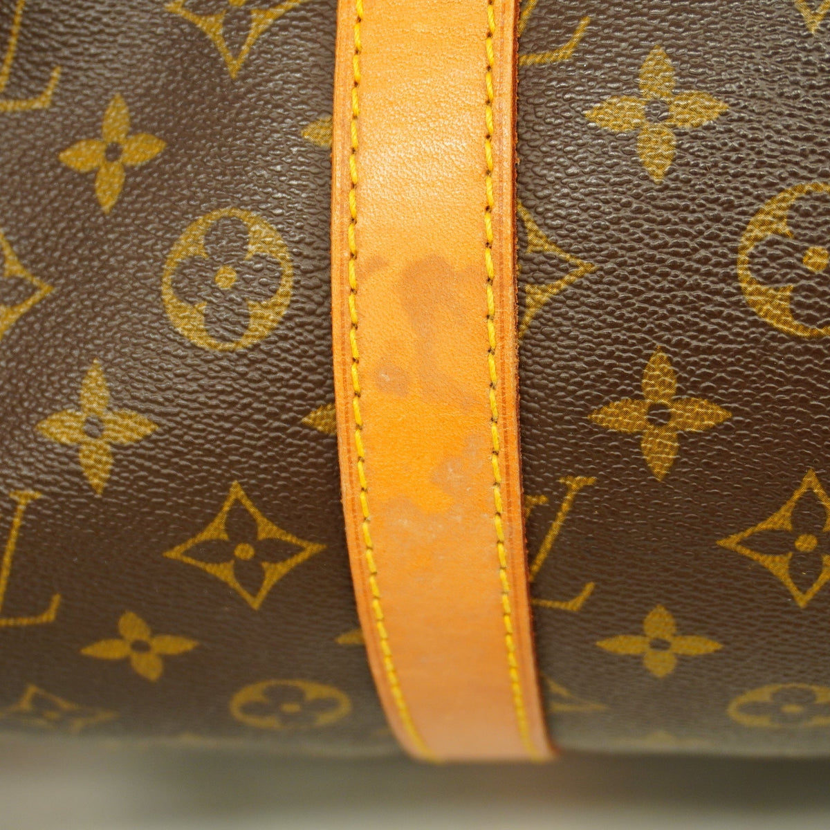 LOUIS VUITTONAuth Monogram Keepol 55 M41424 Boston Bag