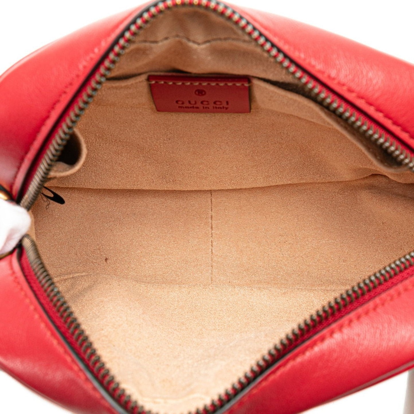 Gucci Red Color Leather Shoulder Bag