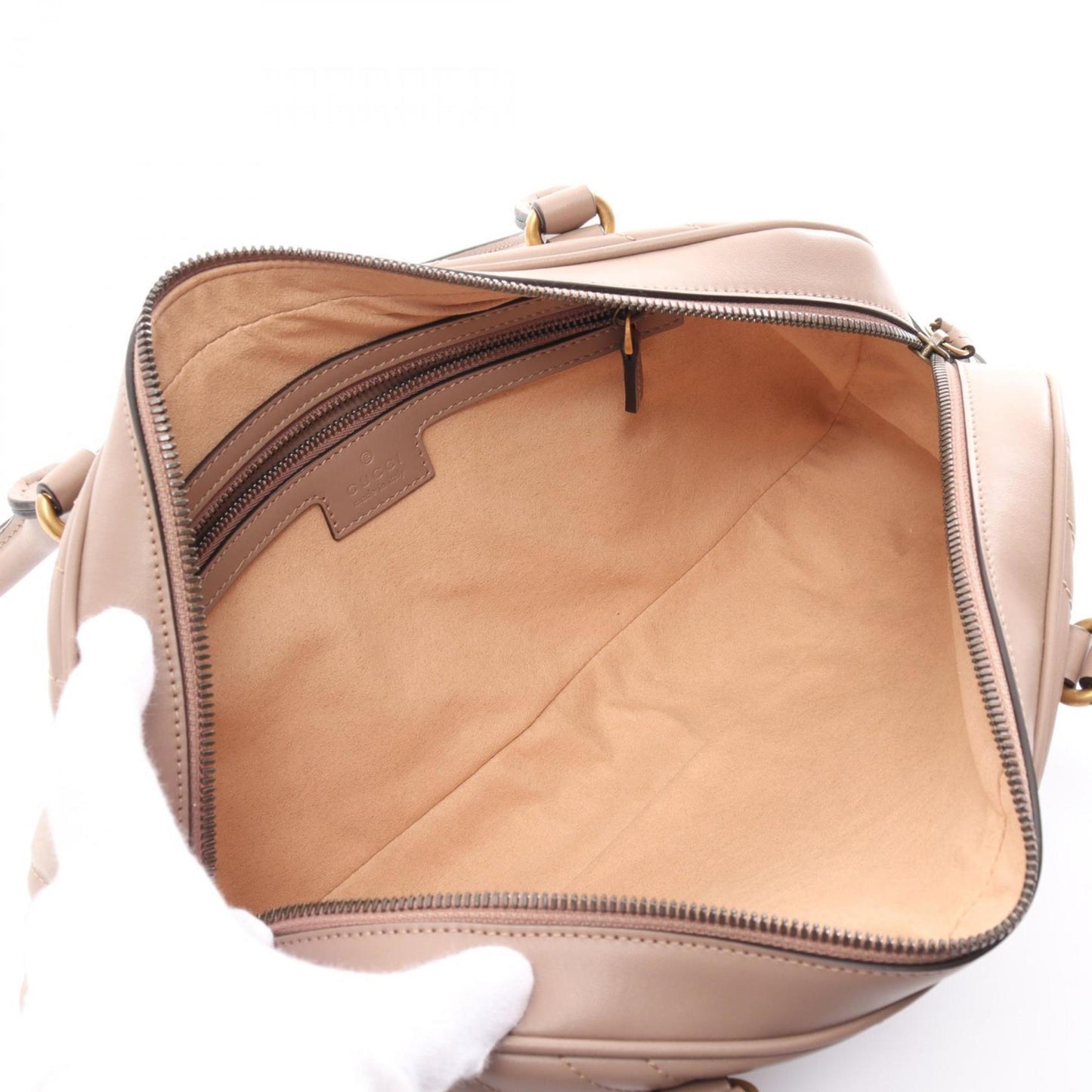 Gucci Pink Leather Tote Bag