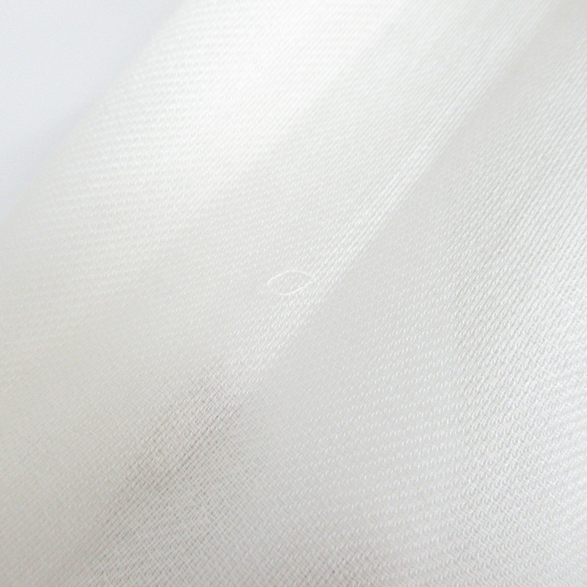 CHANEL Scarf Cashmere Silk Modal Women's White