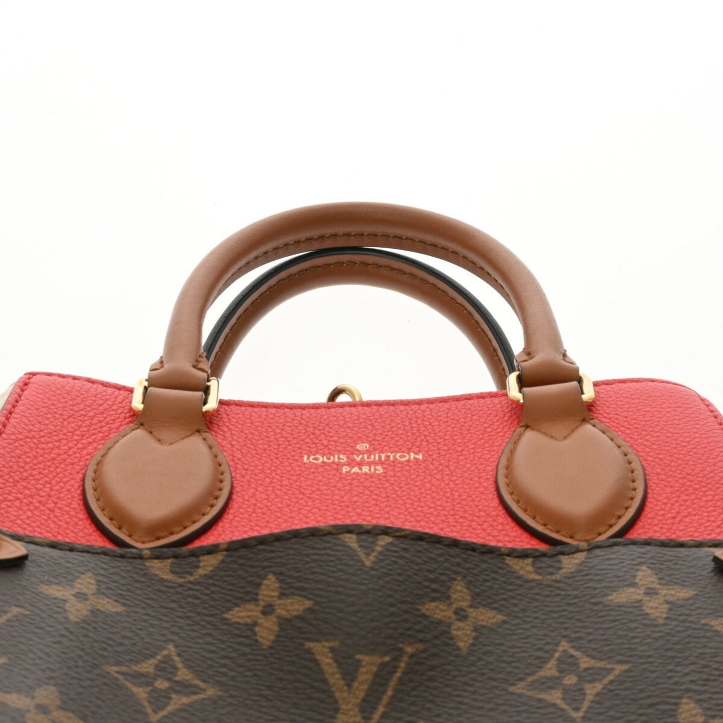 LOUIS VUITTON Monogram Fold Tote PM Three's Creme Noir M45389 Women's Canvas Bag
