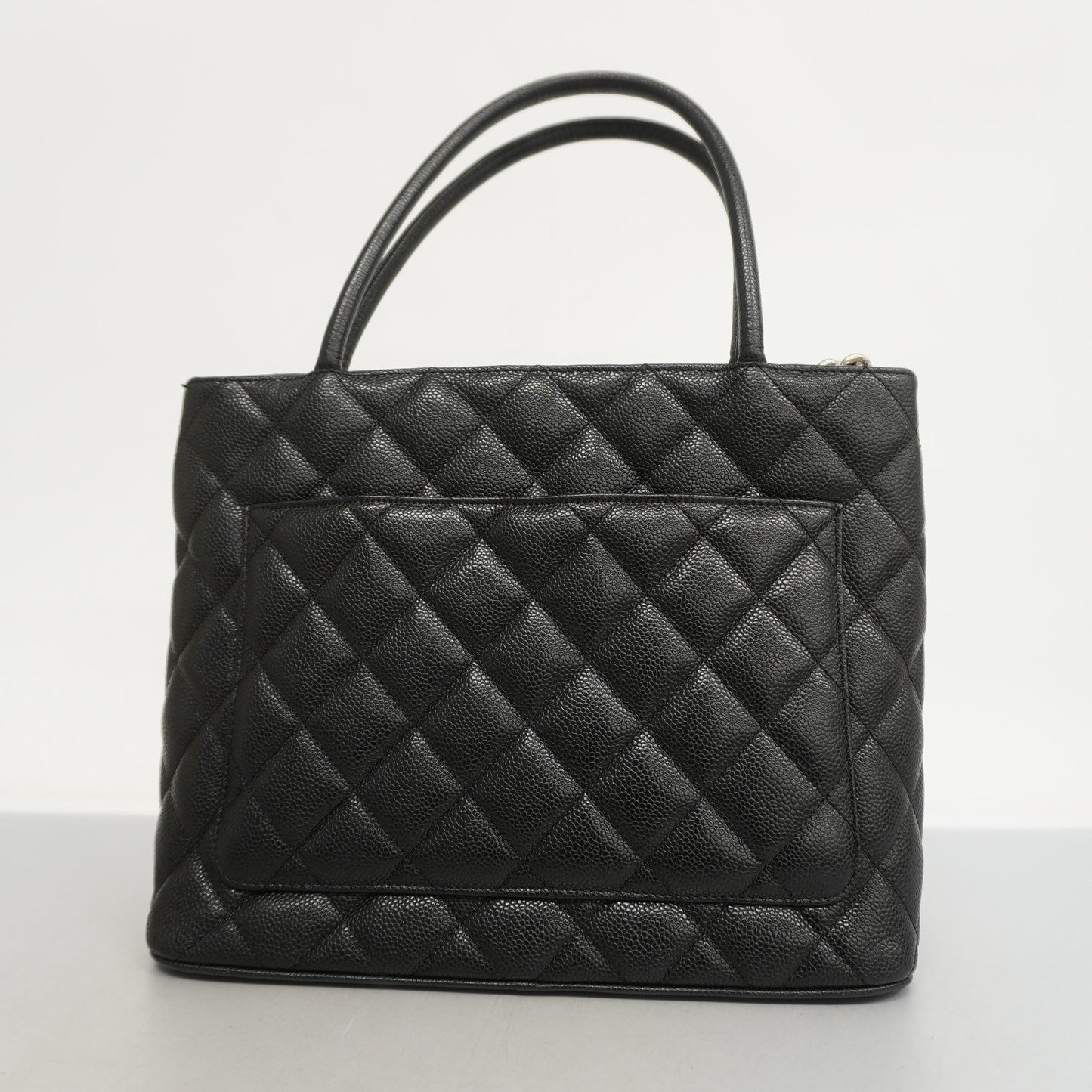 ChanelAuth Reprint Tote Women's Caviar Leather Tote Bag Black