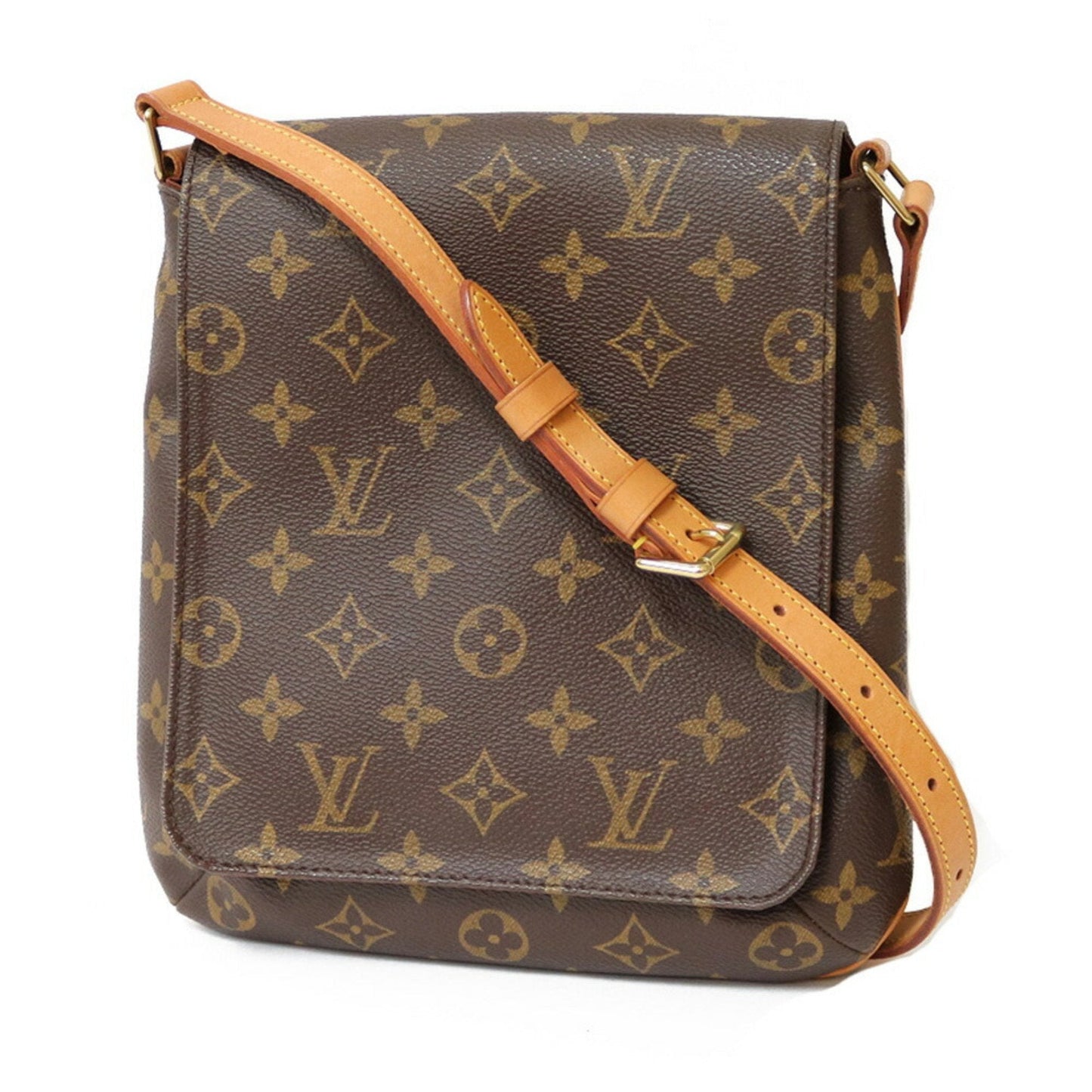 LOUIS VUITTON Shoulder Bag Monogram Musette Salsa M51387 Brown Women's Canvas