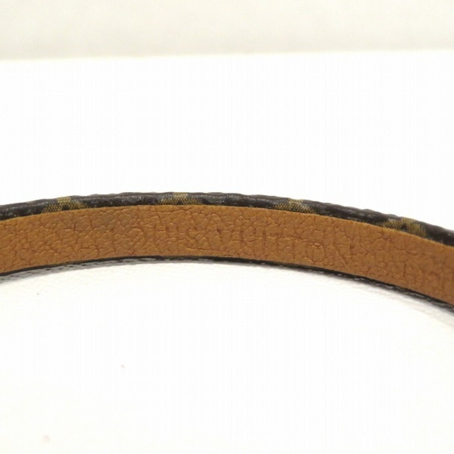 LOUIS VUITTON Monogram Brass Resay Jesus M6758E Brand Accessory Bracelet Women's