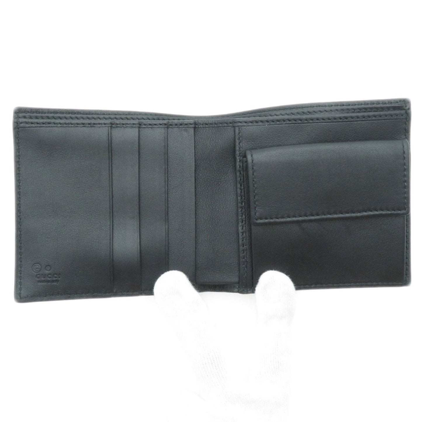 Gucci Black Leather Wallet (Bi-Fold)