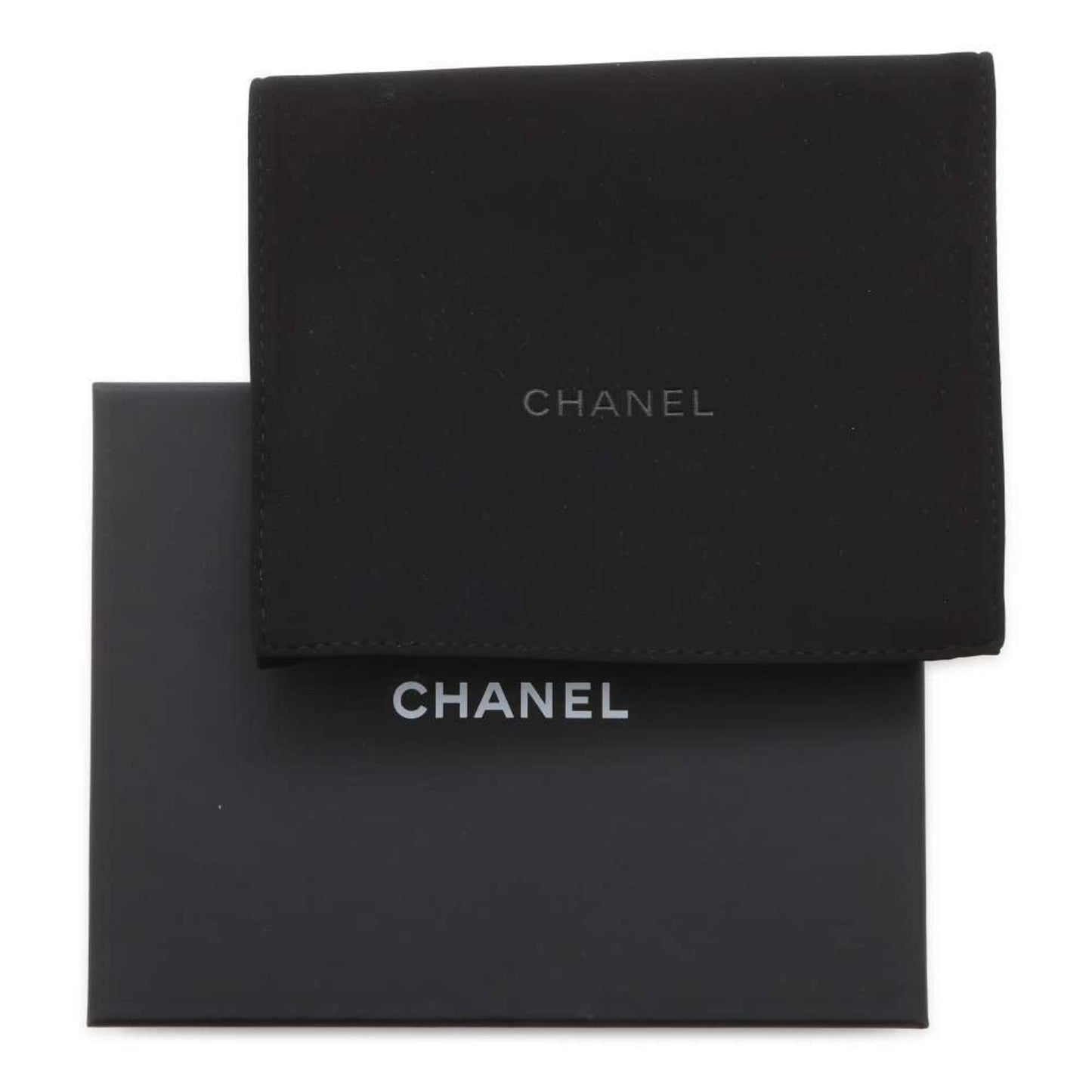 Chanel Wallet/Coin Case Coco Mark Matelasse Caviar Skin L Shape AP3999 Wallet Business Card Holder/Card Women's CHANEL WALLET