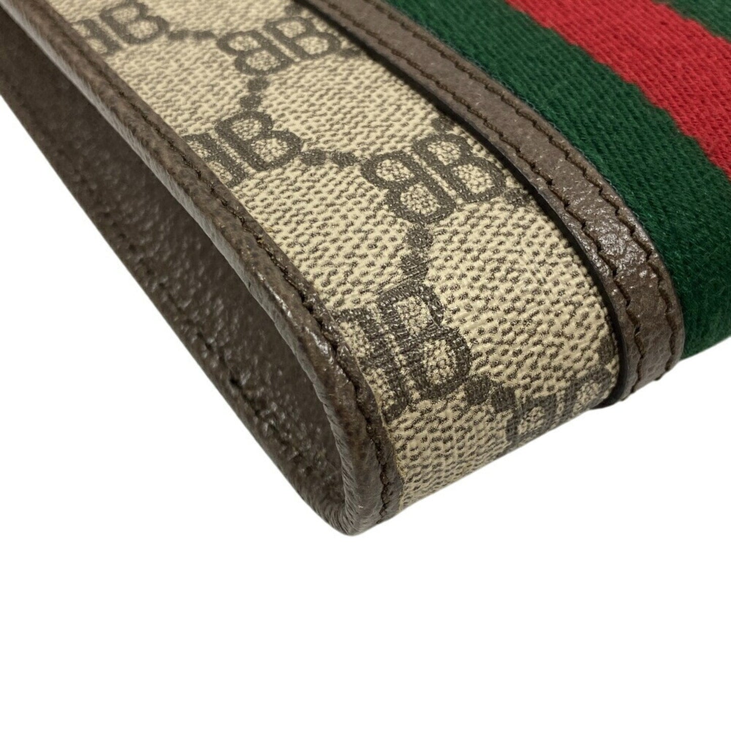 Gucci Brown Pvc Leather Shoulder Bag