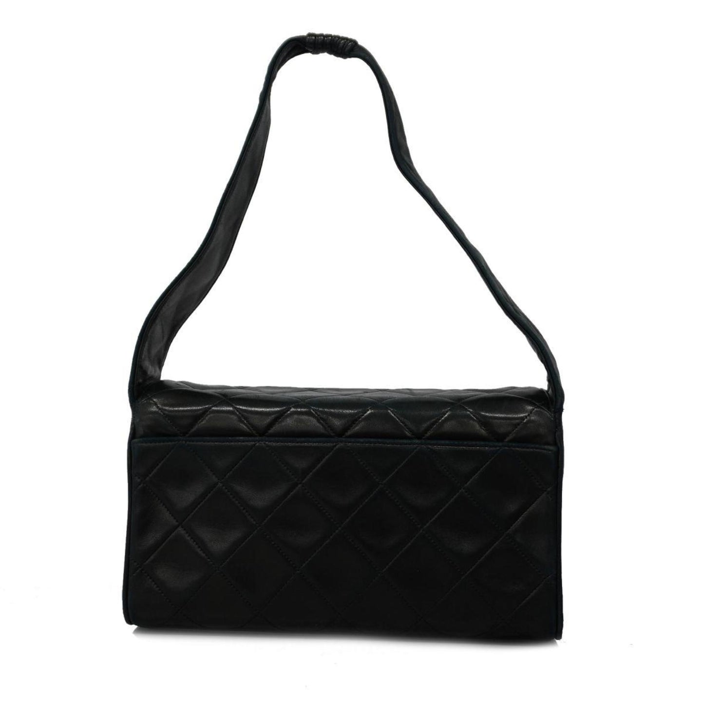 Chanel Shoulder Bag Matelasse Brilliant Lambskin Black Women's