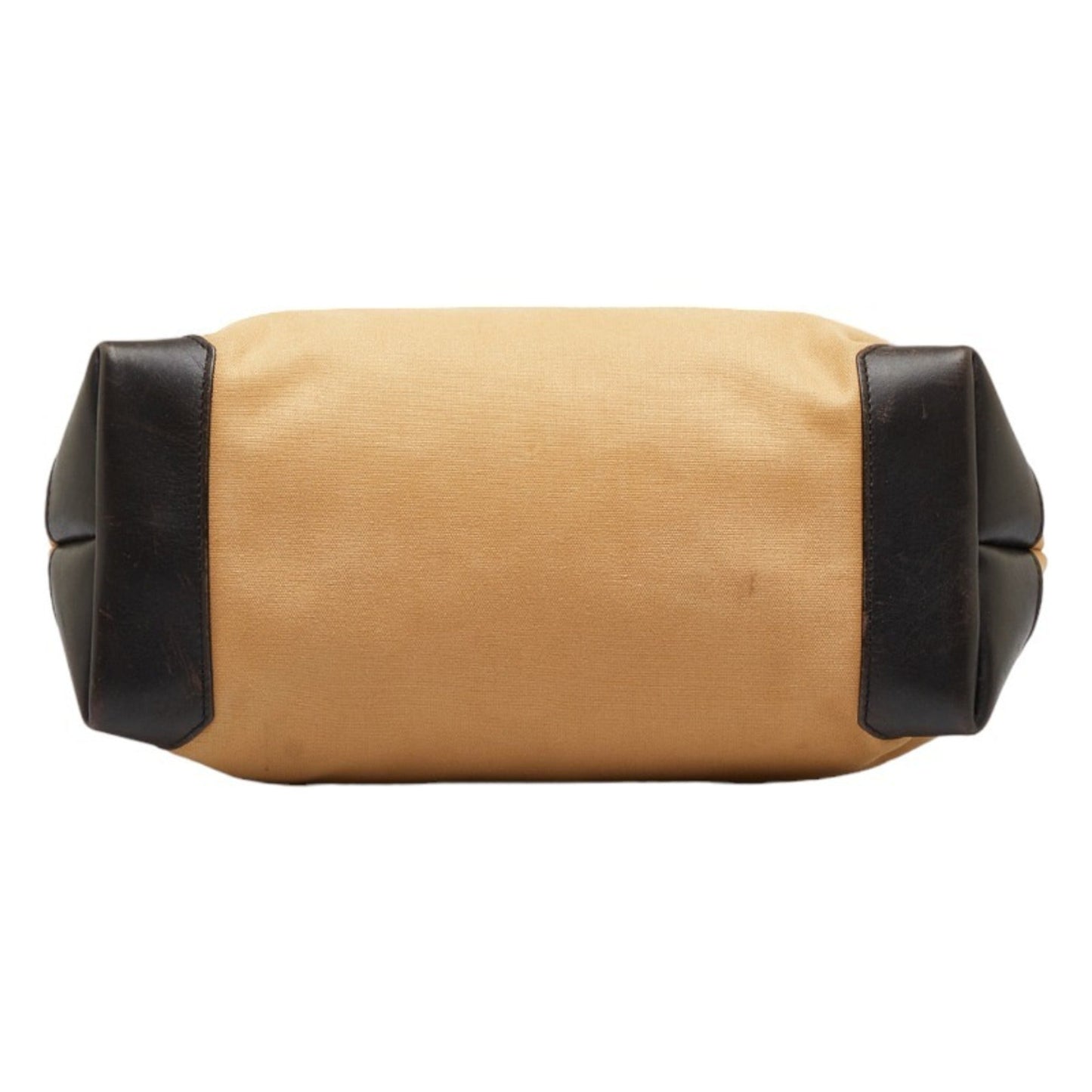 GUCCI tote bag 28892 brown black canvas leather ladies