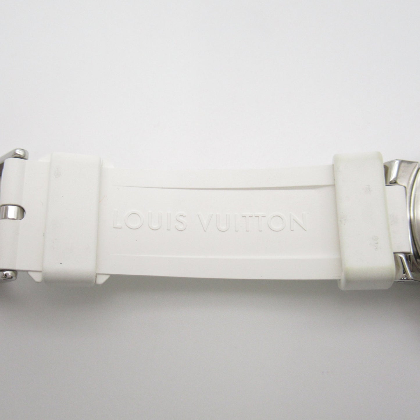 LOUIS VUITTON Tambour Chrono Lovely Cup 12P Diamond/Lug Diamond Wrist Watch Wrist Watch Q132H Quartz White White shell Q132H