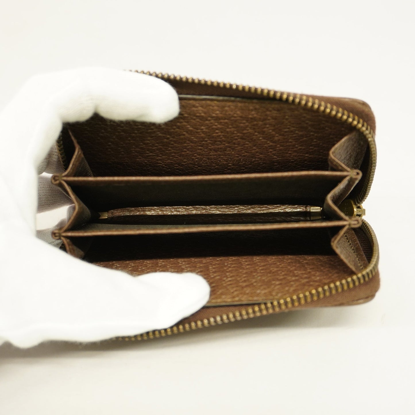 GUCCI Ophidia Coin Case 597613 Gold Hardware Women's GG Supreme,Leather