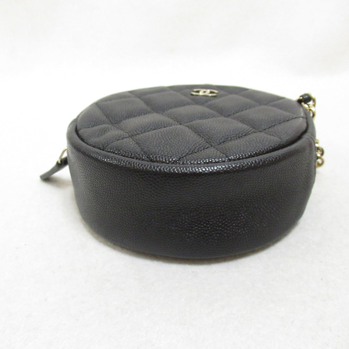 CHANEL Matelasse ChainShoulder Bag Black Caviar Skin (Grained Calf)