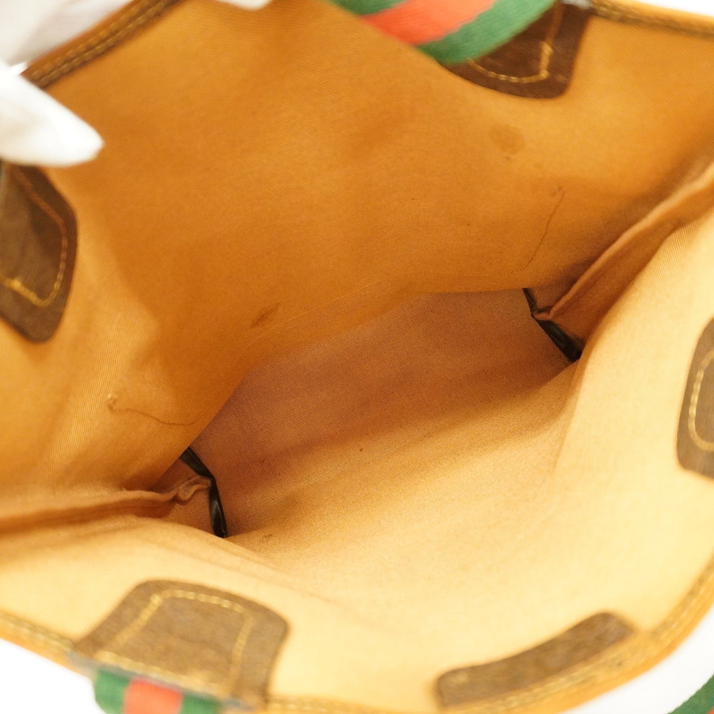 GUCCI Sherry Line Tote Bag Women's GG Supreme Tote Bag Beige