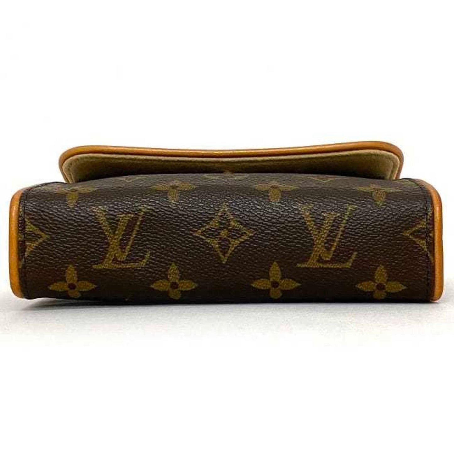 LOUIS VUITTON Body Bag Pochette Florentine Brown Beige Monogram M51855 S Size Canvas Nume FL0090 LB0070 Belt Waist Pouch Flap